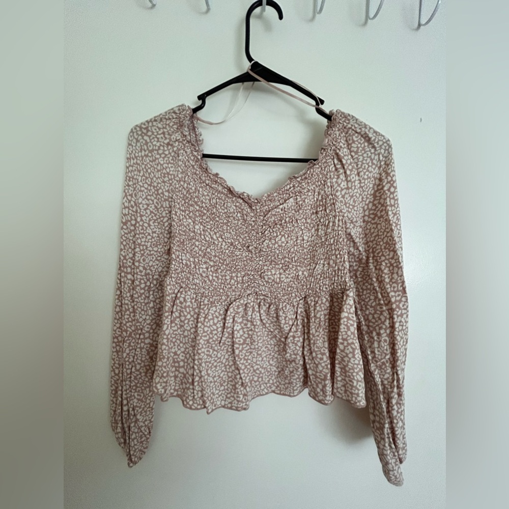 Leopard print blouse